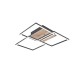 - Mobile - Black & Wooden 3 Light CCT Ceiling Lamp with Remote Control Trio-R62883135 - Mobile - Black & Wooden 3 Light CCT Ceiling Lamp with Remote Control