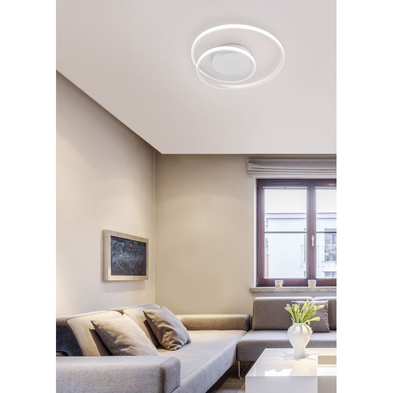- Zibal - Matt White LED Ceiling Lamp Trio-R62911131 - Zibal - Matt White LED Ceiling Lamp