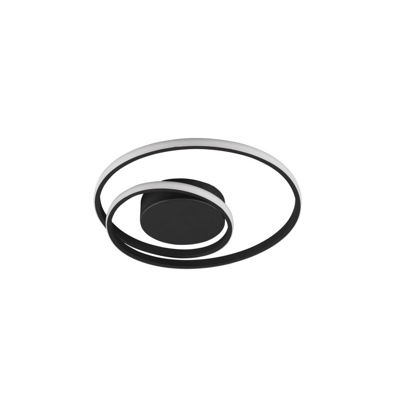 - Zibal - Matt Black LED Ceiling Lamp Trio-R62911132 - Zibal - Matt Black LED Ceiling Lamp
