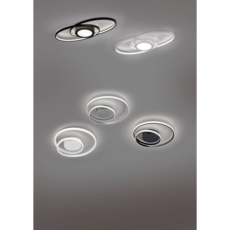 - Zibal - Grey LED Ceiling Lamp Trio-R62911187 - Zibal - Grey LED Ceiling Lamp