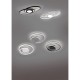 - Zibal - Grey LED Ceiling Lamp Trio-R62911187 - Zibal - Grey LED Ceiling Lamp