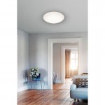 Lukida - White CCT Ceiling Lamp with Remote Control Ø 38 cm