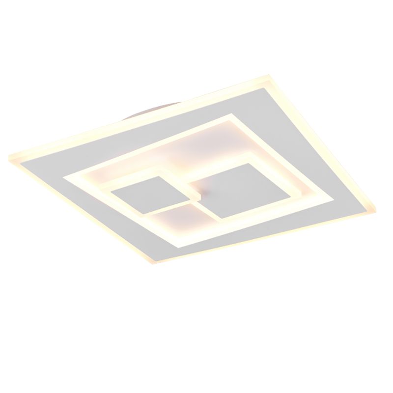 - Degas - Decorative Matt White CCT Ceiling Lamp with Remote Control Trio-R63511131 - Degas - Decorative Matt White CCT Ceiling Lamp with Remote Control