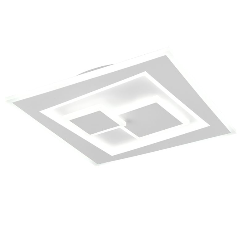 - Degas - Decorative Matt White CCT Ceiling Lamp with Remote Control Trio-R63511131 - Degas - Decorative Matt White CCT Ceiling Lamp with Remote Control