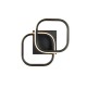 Trio-R63531932 - Kasia - Matt Black Ceiling Lamp 3000K