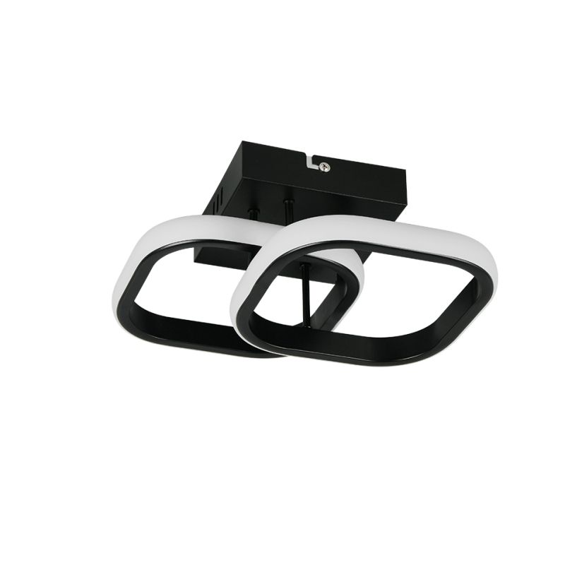 Trio-R63531932 - Kasia - Matt Black Ceiling Lamp 3000K