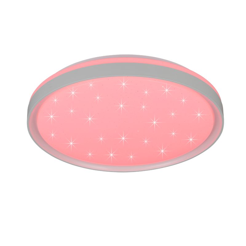 - Solit - Starlight Matt White RGBW Ceiling Lamp with Remote Control Trio-R63581131 - Solit - Starlight Matt White RGBW Ceiling Lamp with Remote Control