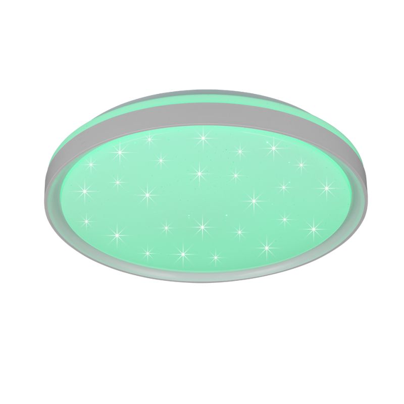 - Solit - Starlight Matt White RGBW Ceiling Lamp with Remote Control Trio-R63581131 - Solit - Starlight Matt White RGBW Ceiling Lamp with Remote Control