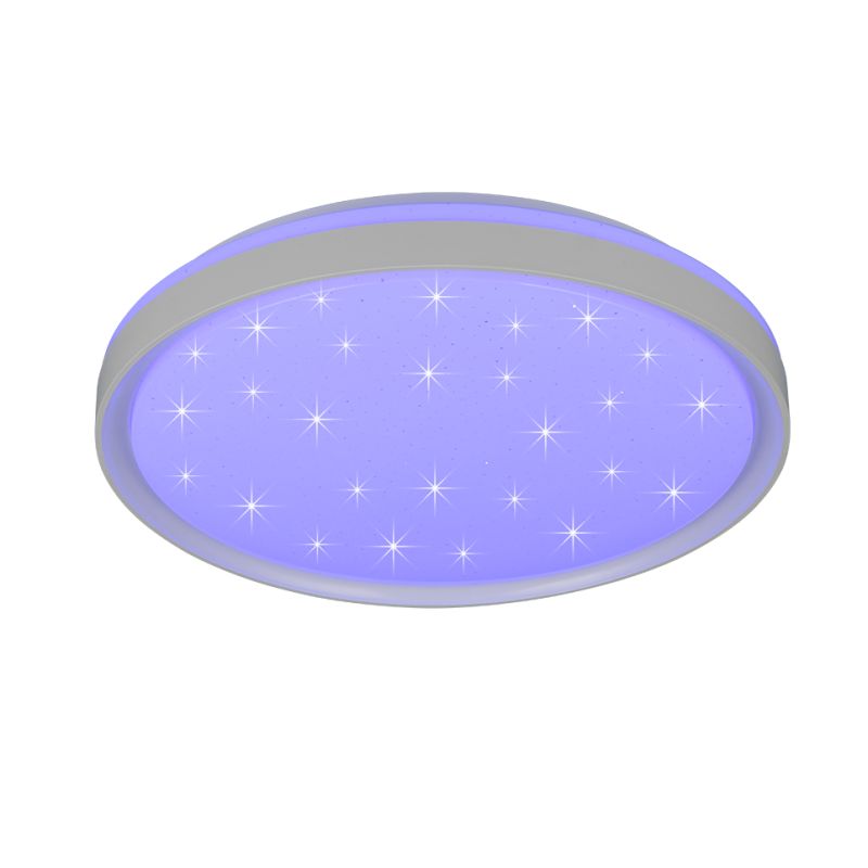- Solit - Starlight Matt White RGBW Ceiling Lamp with Remote Control Trio-R63581131 - Solit - Starlight Matt White RGBW Ceiling Lamp with Remote Control
