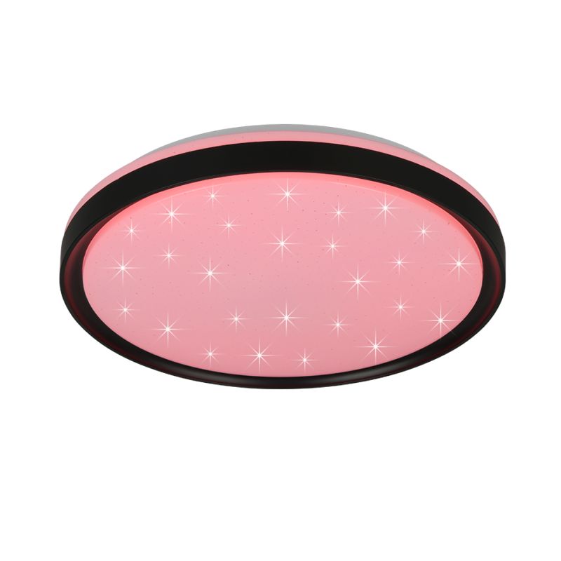 - Solit - Starlight Matt Black RGBW Ceiling Lamp with Remote Control Trio-R63581132 - Solit - Starlight Matt Black RGBW Ceiling Lamp with Remote Control