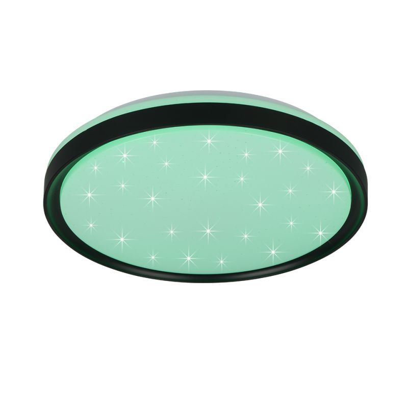- Solit - Starlight Matt Black RGBW Ceiling Lamp with Remote Control Trio-R63581132 - Solit - Starlight Matt Black RGBW Ceiling Lamp with Remote Control