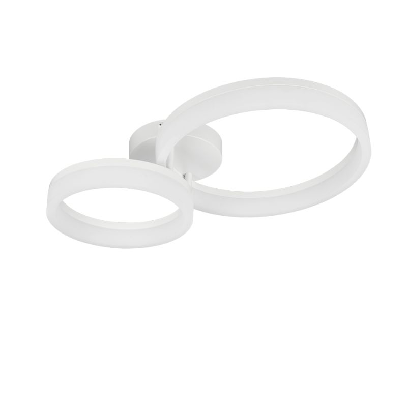 Trio-R63601231 - Scope - Matt White 2 Light LED Ceiling Lamp 4000K