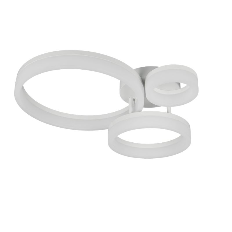 Trio-R63601331 - Scope - Matt White 3 Light LED Ceiling Lamp 4000K