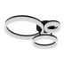 Trio-R63601332 - Scope - Matt Black 3 Light LED Ceiling Lamp 3000K
