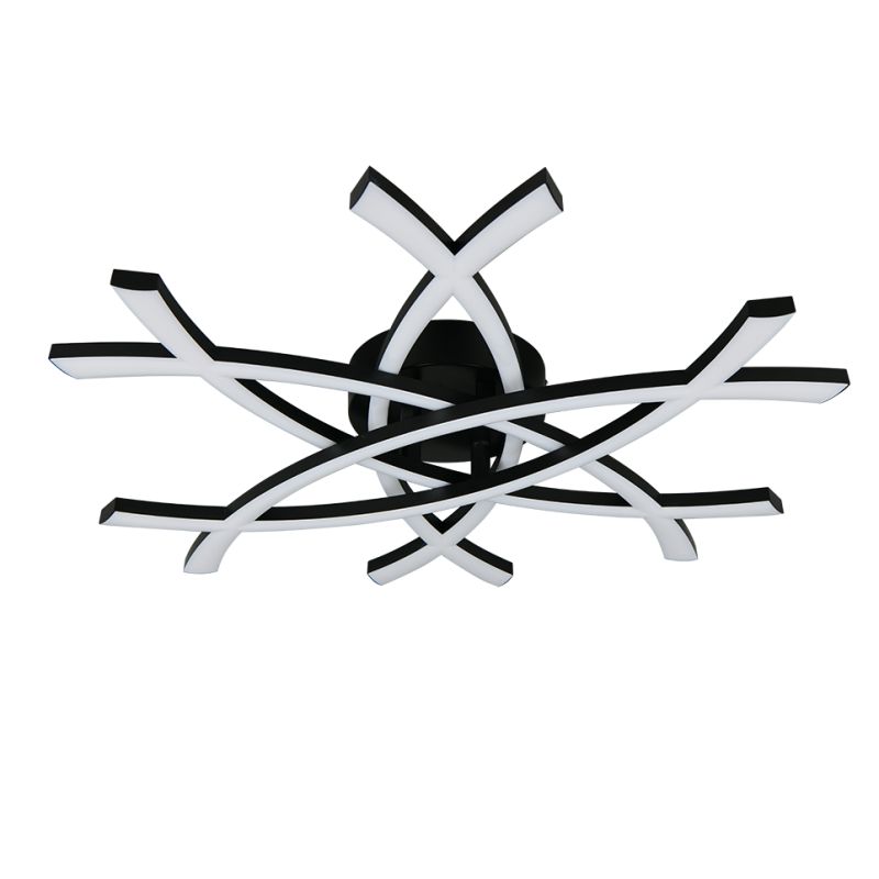 - Pollock - Matt Black LED Ceiling Lamp Trio-R63691132 - Pollock - Matt Black LED Ceiling Lamp