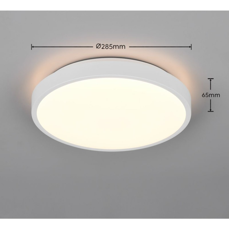 Trio-R63771131 - Slope - Matt White Flush ∅ 28.5 cm