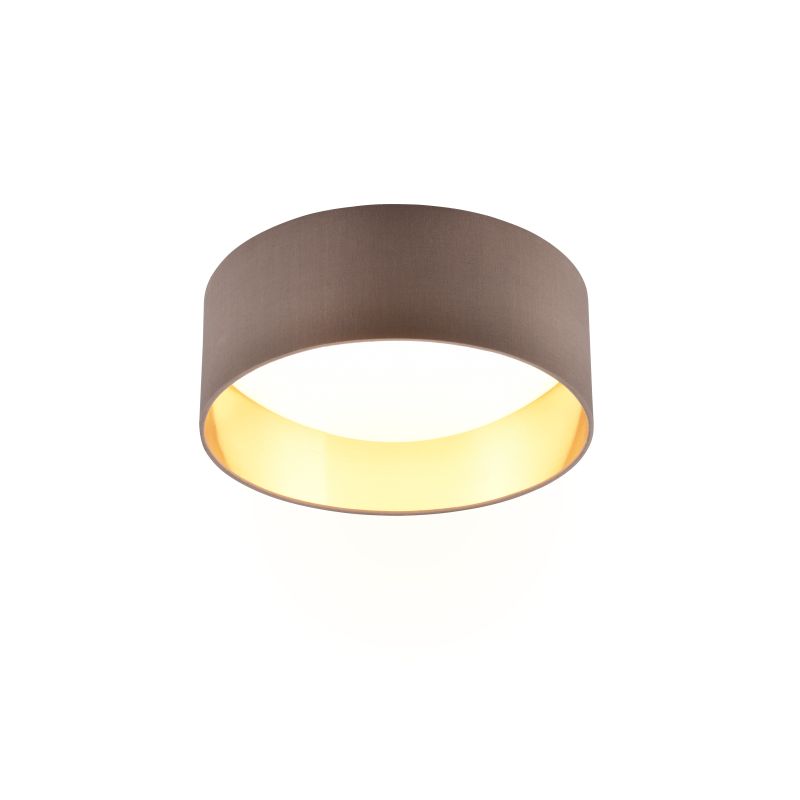 Trio-R64191141 - Locarno - Taupe & Gold LED Ceiling Lamp