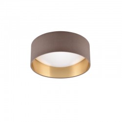 Locarno - Taupe & Gold LED Ceiling Lamp Locarno - Taupe & Gold LED Ceiling Lamp