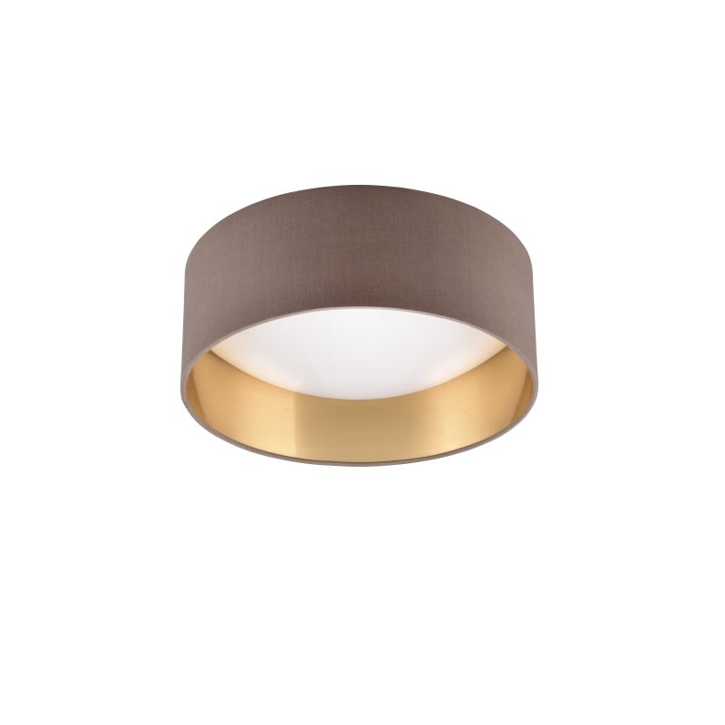 Trio-R64191141 - Locarno - Taupe & Gold LED Ceiling Lamp