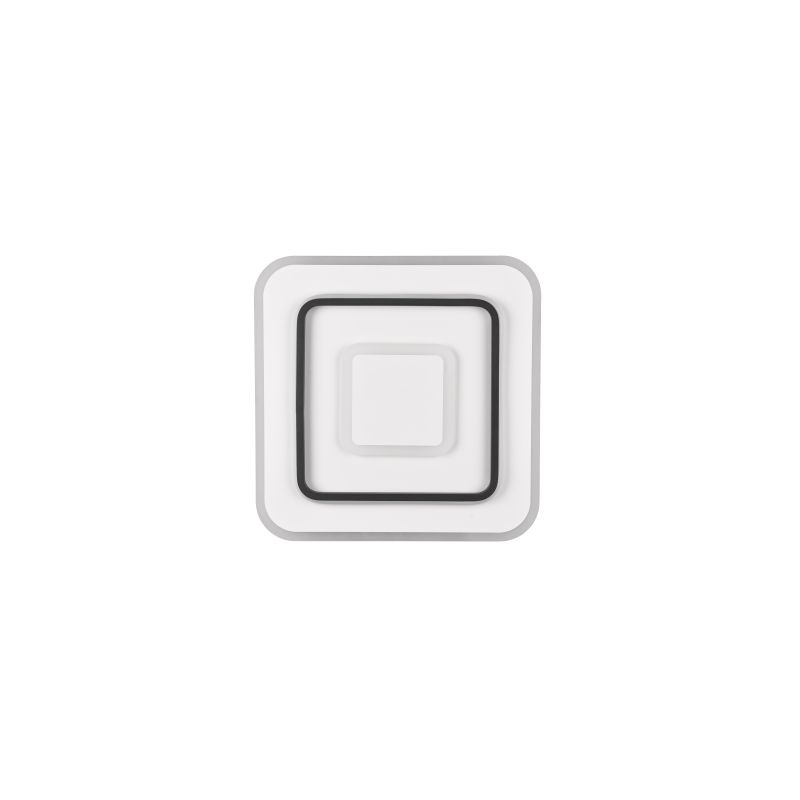- Jora - Matt White & Black CCT Ceiling Lamp with Remote Control Ø 39.5 cm Trio-R64293131 - Jora - Matt White & Black CCT Ceiling Lamp with Remote Control Ø 39.5 cm