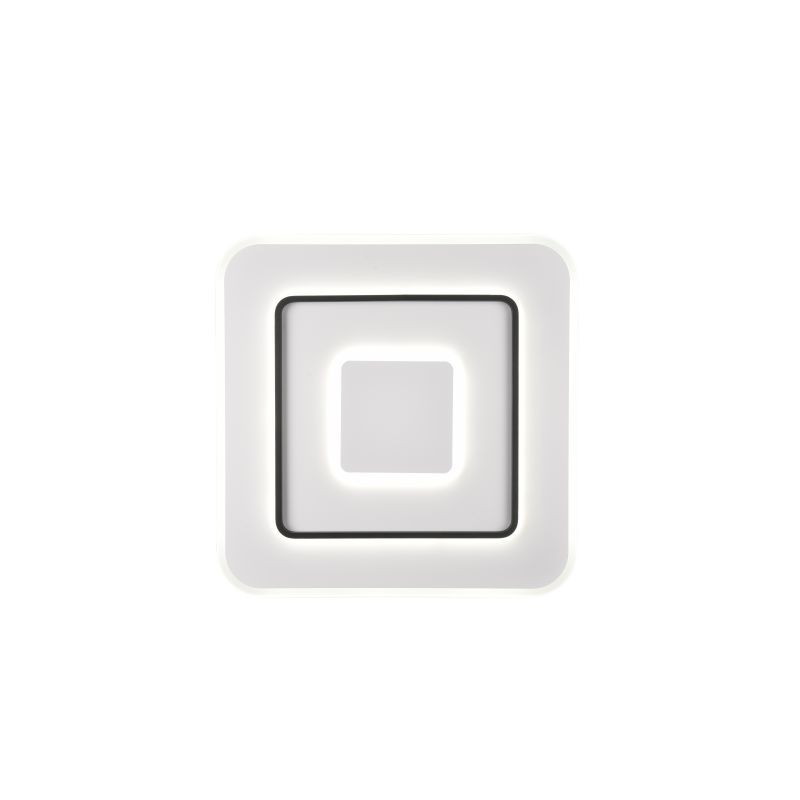 - Jora - Matt White & Black CCT Ceiling Lamp with Remote Control Ø 60 cm Trio-R64293931 - Jora - Matt White & Black CCT Ceiling Lamp with Remote Control Ø 60 cm