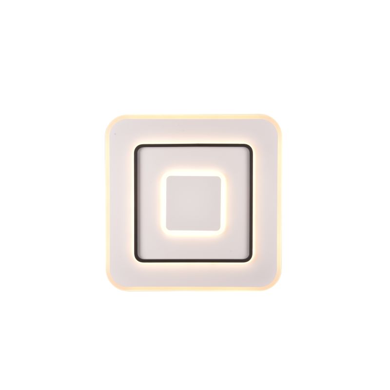 - Jora - Matt White & Black CCT Ceiling Lamp with Remote Control Ø 60 cm Trio-R64293931 - Jora - Matt White & Black CCT Ceiling Lamp with Remote Control Ø 60 cm