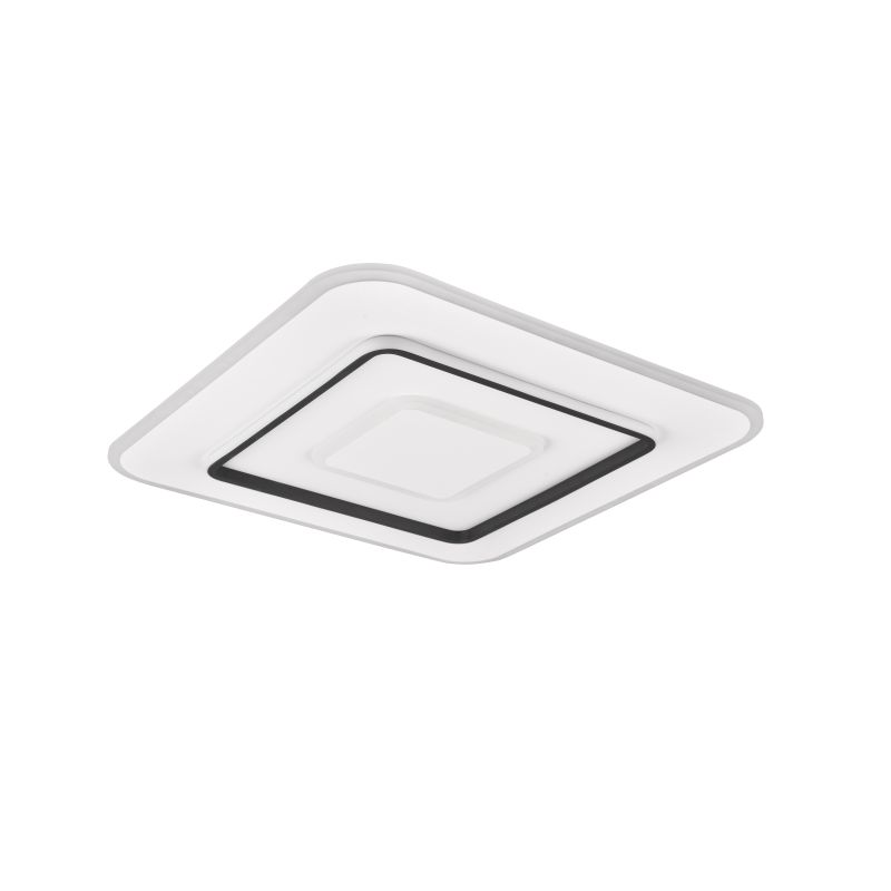 - Jora - Matt White & Black CCT Ceiling Lamp with Remote Control Ø 60 cm Trio-R64293931 - Jora - Matt White & Black CCT Ceiling Lamp with Remote Control Ø 60 cm