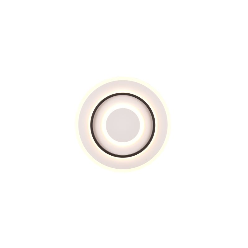 - Jora - Matt White & Black CCT Ceiling Lamp with Remote Control Ø 41 cm Trio-R64303131 - Jora - Matt White & Black CCT Ceiling Lamp with Remote Control Ø 41 cm