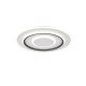 Ceiling Lights - Jora - Matt White & Black CCT Ceiling Lamp with Remote Control Ø 60 cm Trio-R64303931 - Jora - Matt White & Black CCT Ceiling Lamp with Remote Control Ø 60 cm