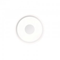 Bunda - White & Chrome LED Ceiling Lamp Ø 33 cm Bunda - White & Chrome LED Ceiling Lamp Ø 33 cm