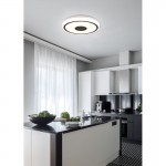Bunda - White & Black LED Ceiling Lamp Ø 33 cm Bunda - White & Black LED Ceiling Lamp Ø 33 cm