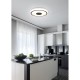 Trio-R64361132 - Bunda - White & Black LED Ceiling Lamp Ø 33 cm