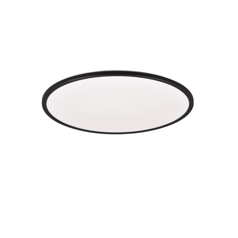 Trio-R64381032 - Scott - White & Black CCT Ceiling Lamp with Remote Control Ø 50 cm
