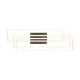- Corso - Matt Nickel 3 Light CCT Flush with Remote Control Trio-R64423107 - Corso - Matt Nickel 3 Light CCT Flush with Remote Control