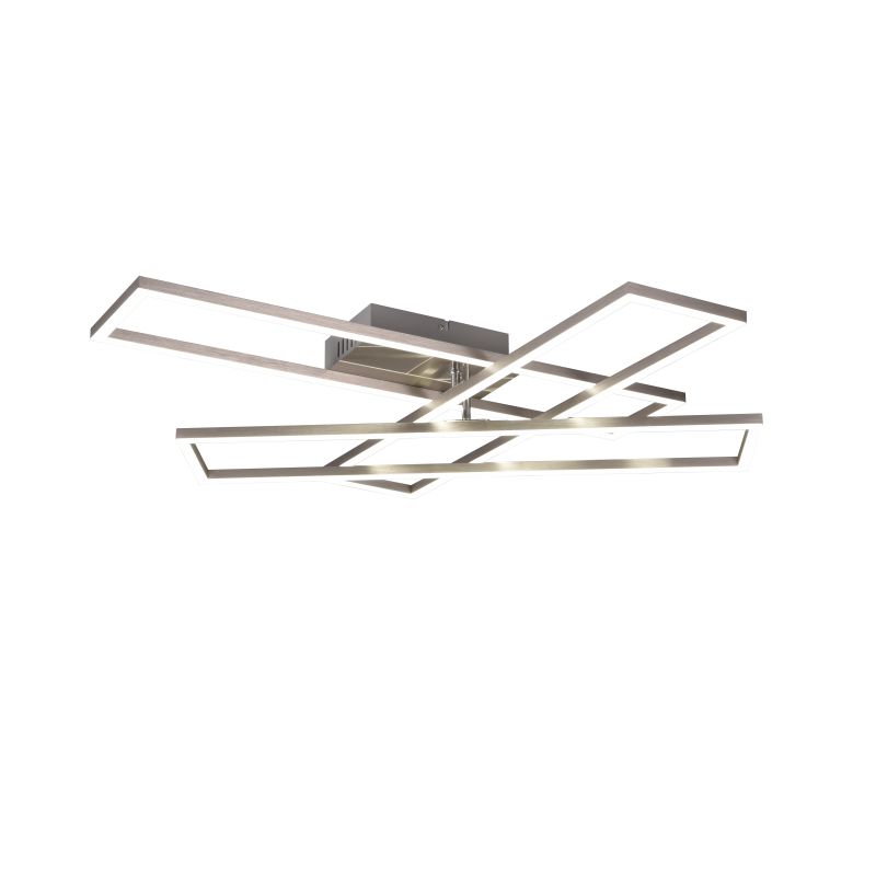 - Corso - Matt Nickel 3 Light CCT Flush with Remote Control Trio-R64423107 - Corso - Matt Nickel 3 Light CCT Flush with Remote Control