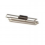 Corso - Matt Black 3 Light CCT Flush with Remote Control Corso - Matt Black 3 Light CCT Flush with Remote Control