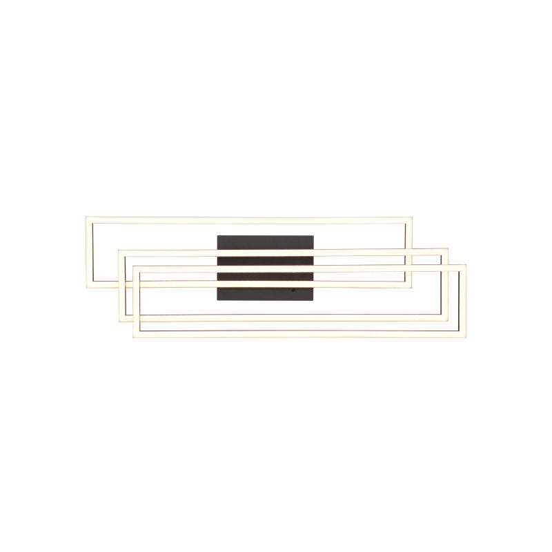 - Corso - Matt Black 3 Light CCT Flush with Remote Control Trio-R64423132 - Corso - Matt Black 3 Light CCT Flush with Remote Control