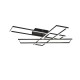 - Corso - Matt Black 3 Light CCT Flush with Remote Control Trio-R64423132 - Corso - Matt Black 3 Light CCT Flush with Remote Control