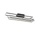 - Corso - Matt Black 3 Light CCT Flush with Remote Control Trio-R64423132 - Corso - Matt Black 3 Light CCT Flush with Remote Control