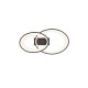 - Malaga - Matt Black LED Ceiling Lamp 3000K Trio-R64482134 - Malaga - Matt Black LED Ceiling Lamp 3000K