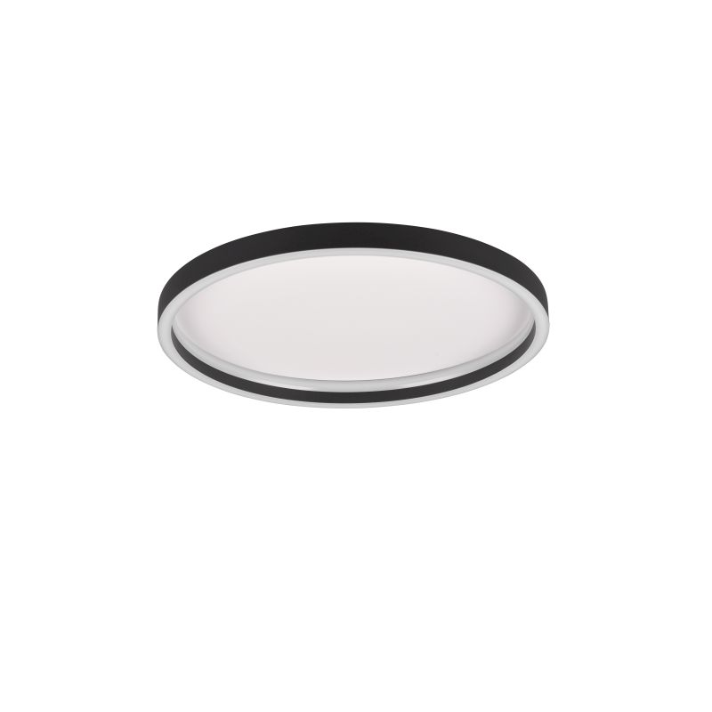 - Rotonda - White & Black Circle LED Ceiling Lamp Trio-R64502132 - Rotonda - White & Black Circle LED Ceiling Lamp