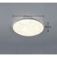 Trio-R64635101 - Umbria V - White LED Flush with Pattern Diffuser 4000K