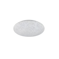 Umbria V - White LED Flush with Pattern Diffuser 4000K