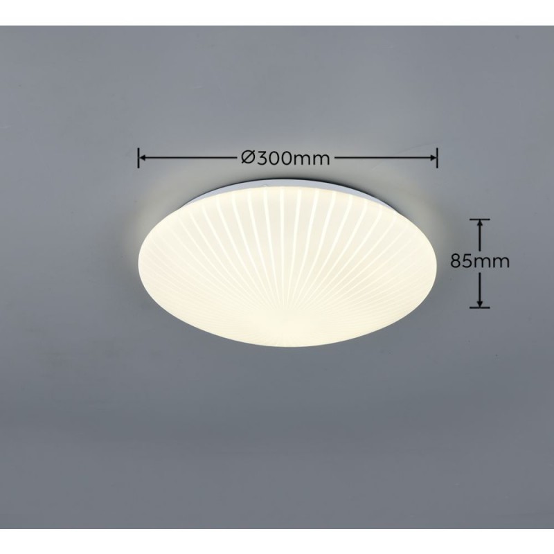 Trio-R64636101 - Umbria VI - White LED Flush with Pattern Diffuser 4000K