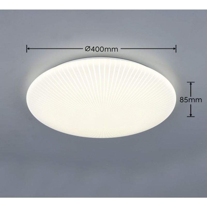 Trio-R64636901 - Umbria VI - White LED Flush with Pattern Diffuser 4000K