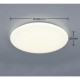 Trio-R64636901 - Umbria VI - White LED Flush with Pattern Diffuser 4000K
