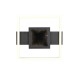 Trio-R64801932 - Wheeler - Matt Black LED Ceiling Lamp 3000K