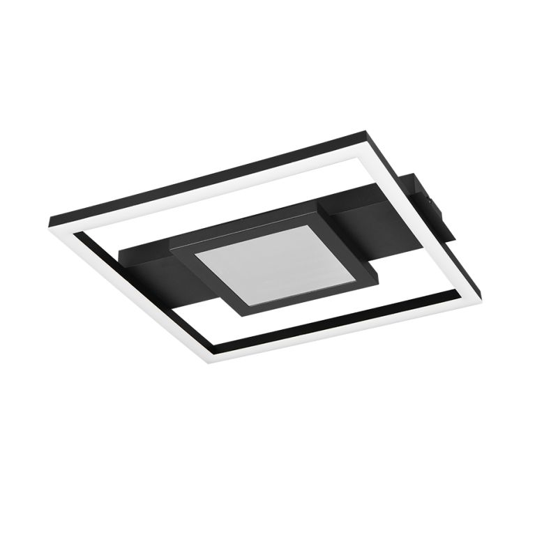 Trio-R64801932 - Wheeler - Matt Black LED Ceiling Lamp 3000K