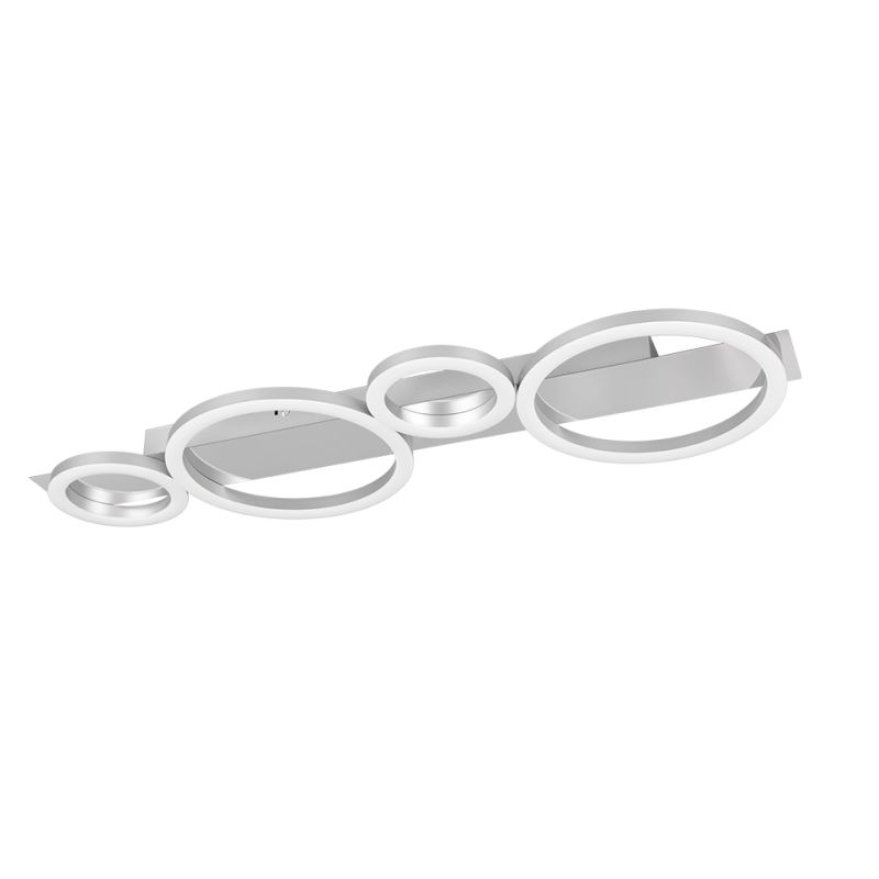 Trio-R64821106 - Lumos - Chrome Aluminium LED Ceiling Lamp 4000K