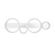 Trio-R64821106 - Lumos - Chrome Aluminium LED Ceiling Lamp 4000K